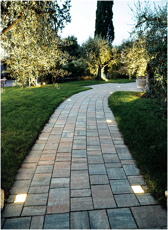 Paver Led Design Pietre Luminose Per Sistemi Di Pavimentazione Green